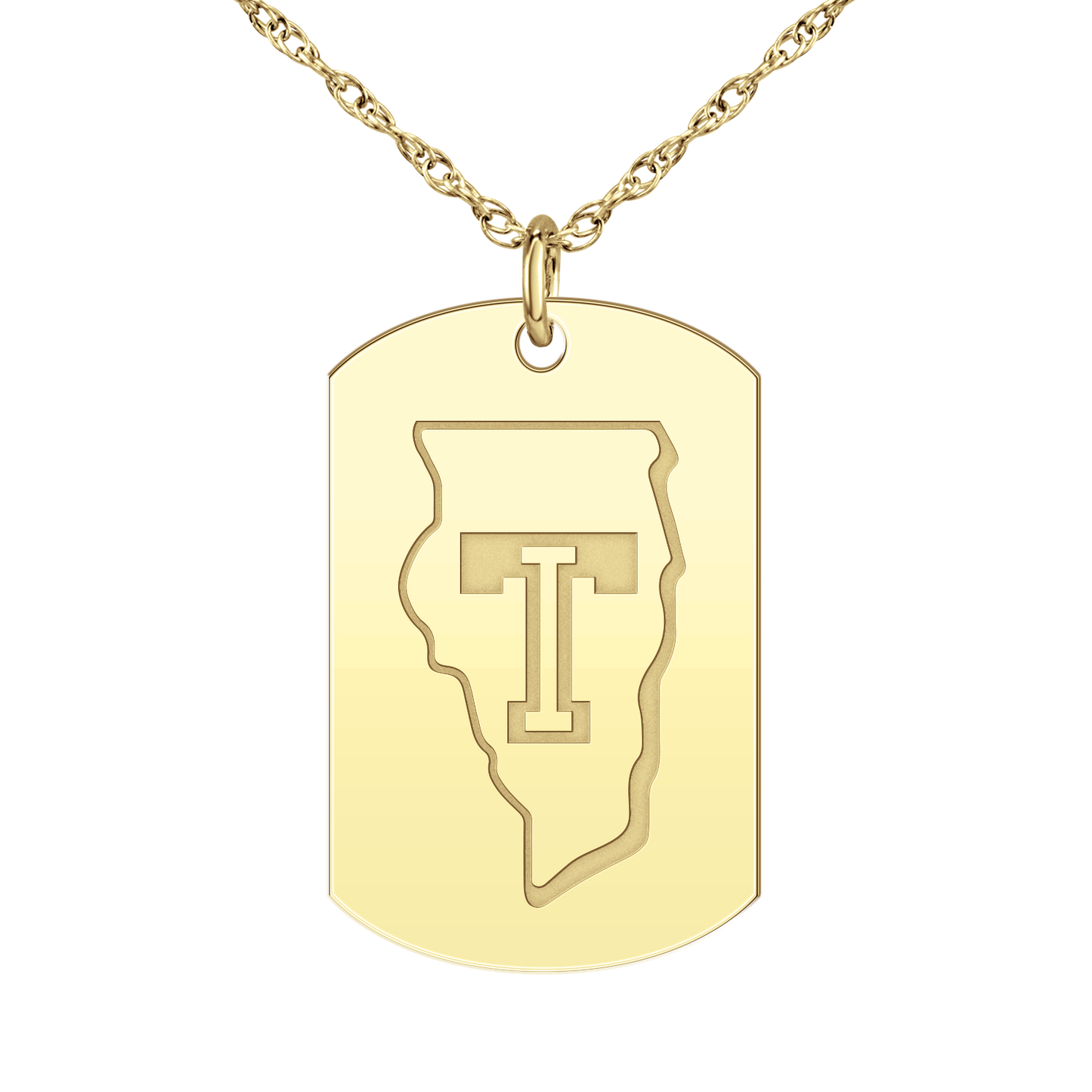 Team Illinois Logo Tag Large