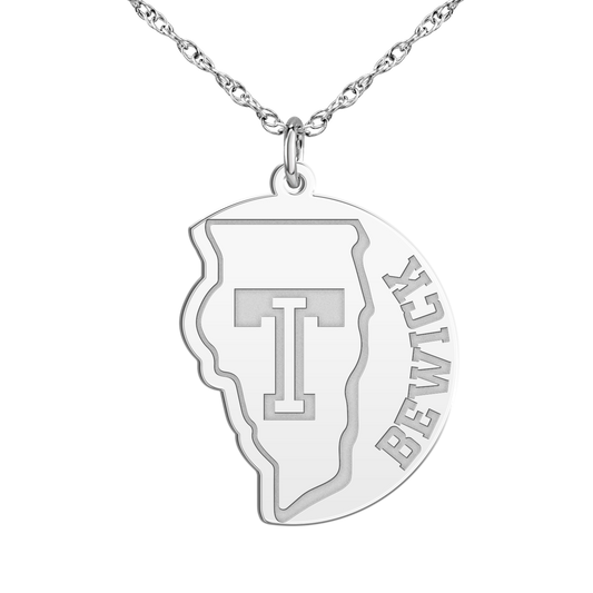 Team Illinois Player's Name Pendant