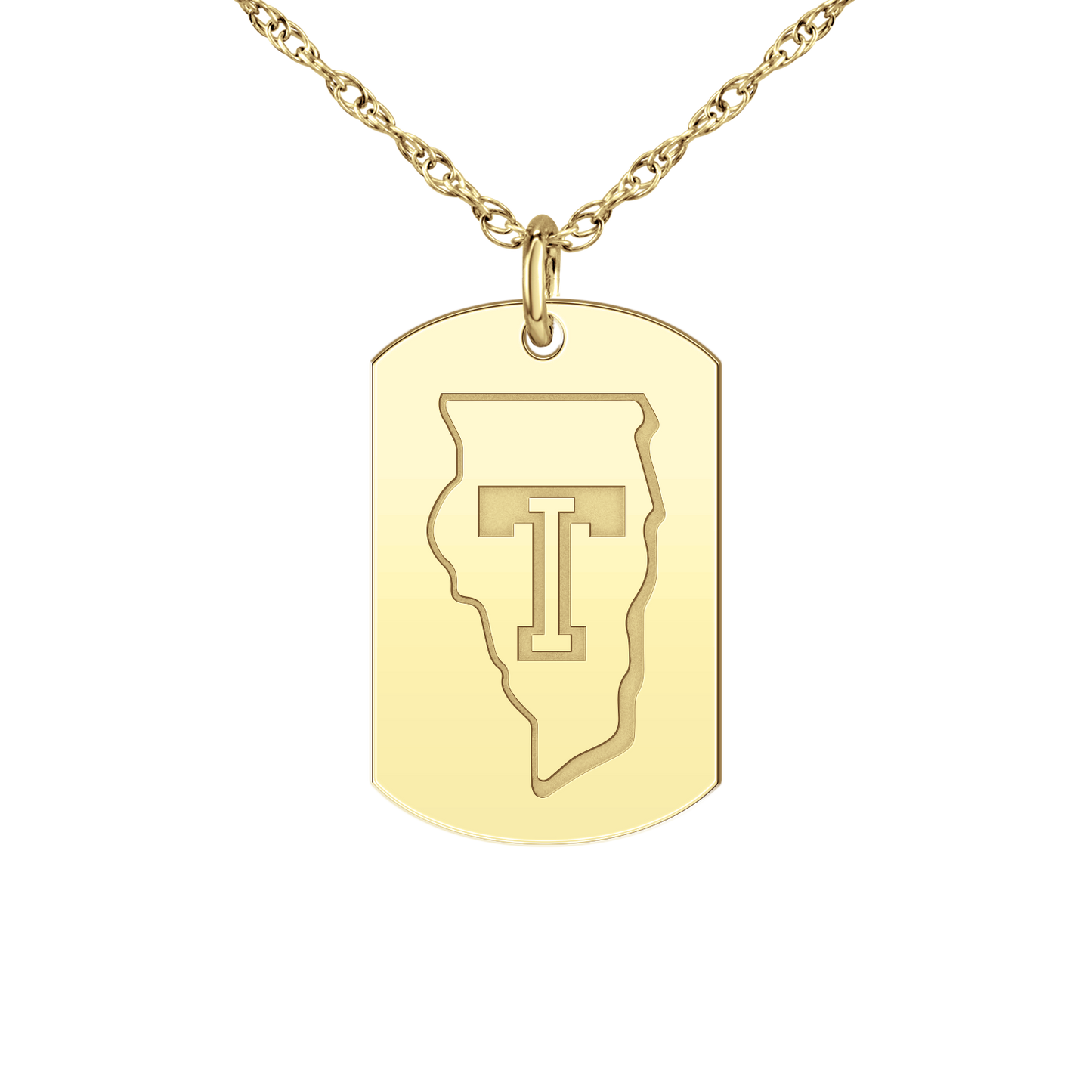 Team Illinois Logo Tag Small