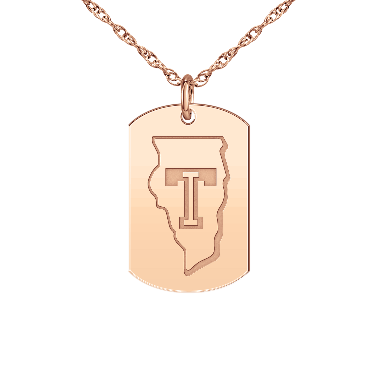 Team Illinois Logo Tag Small