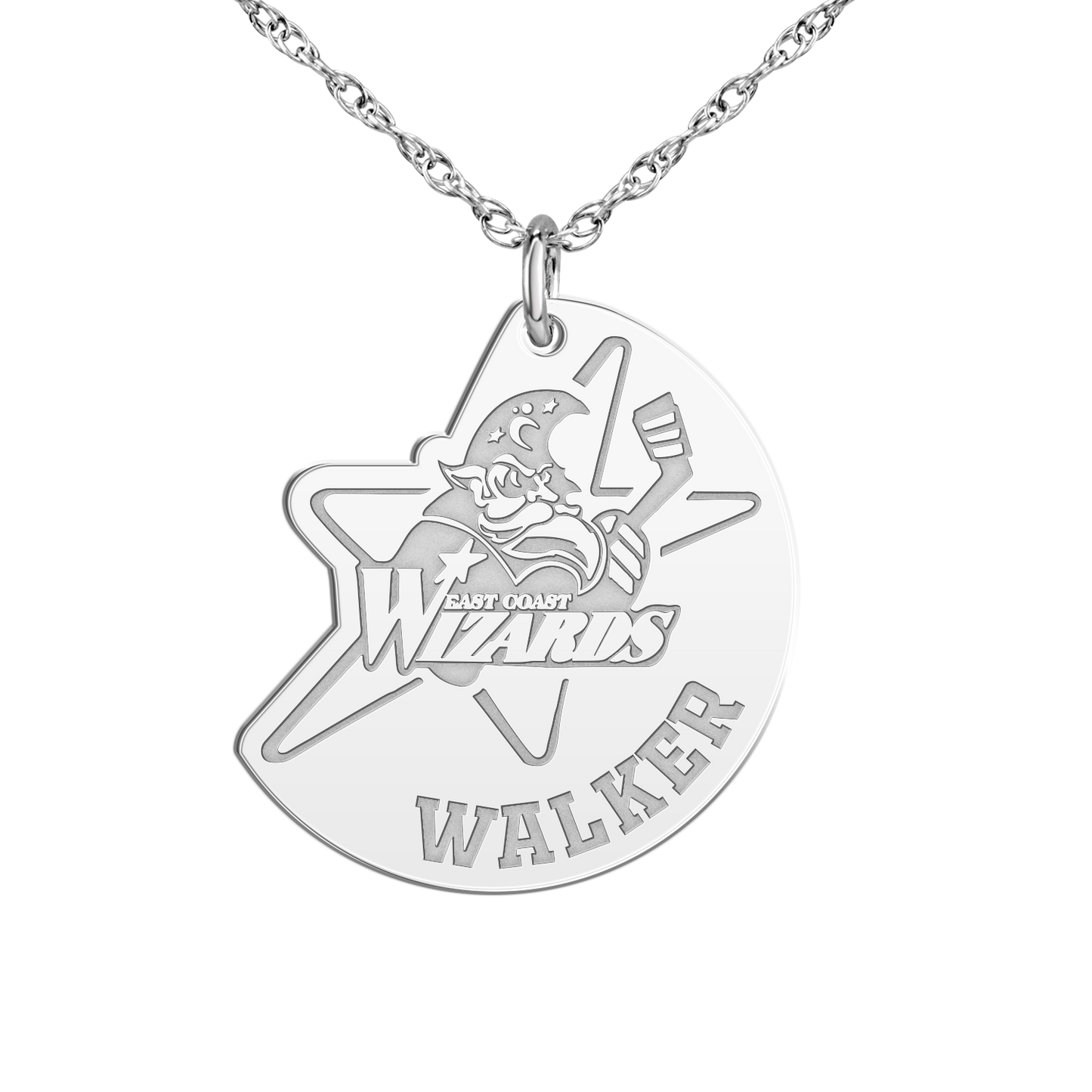 East Coast Wizards Name Logo Pendant