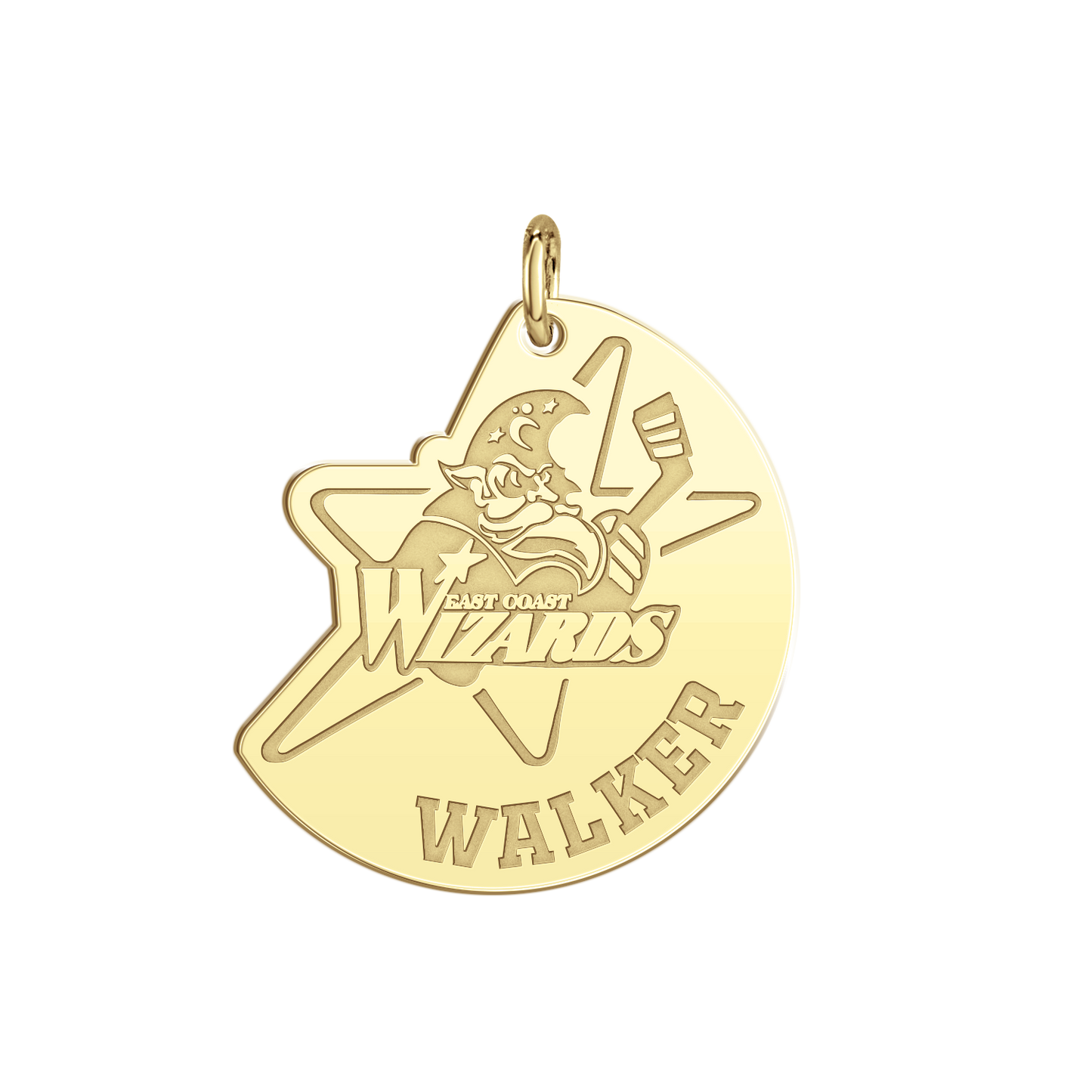 East Coast Wizards Name Logo Pendant