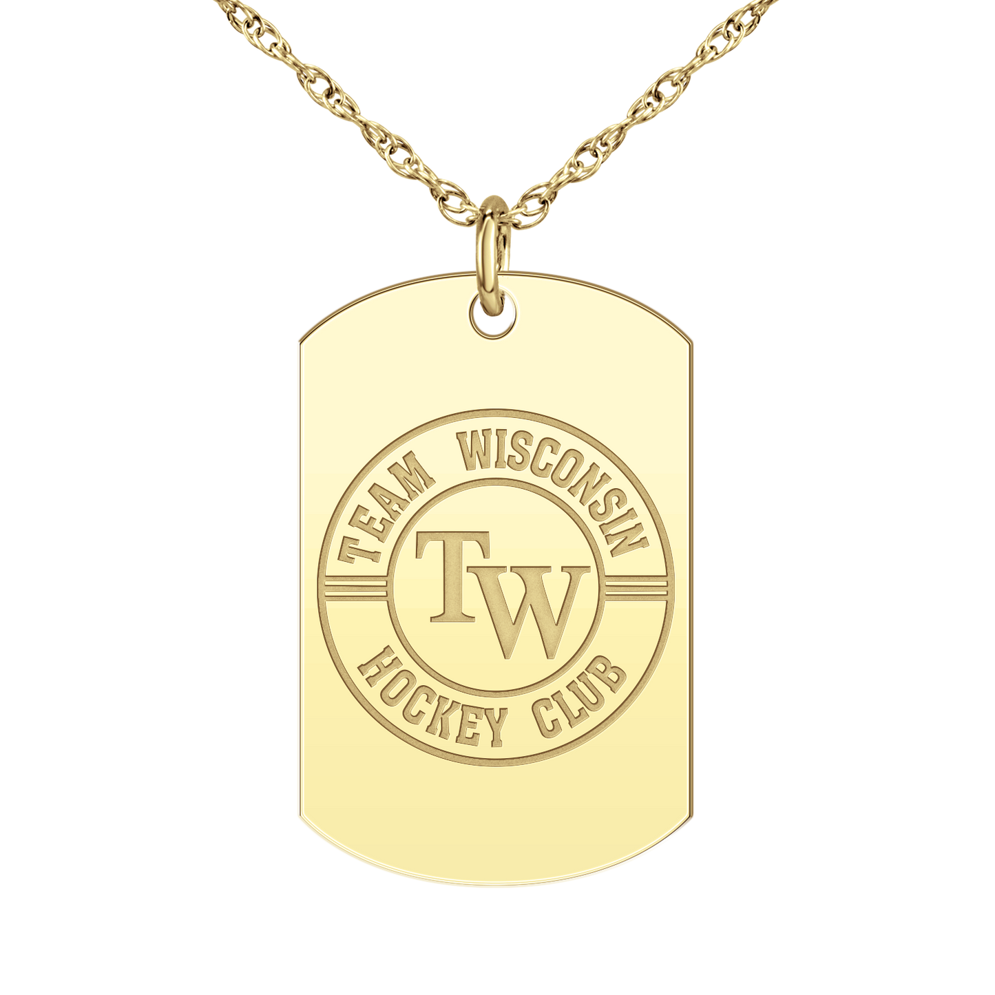 Team Wisconsin Logo Tag Large