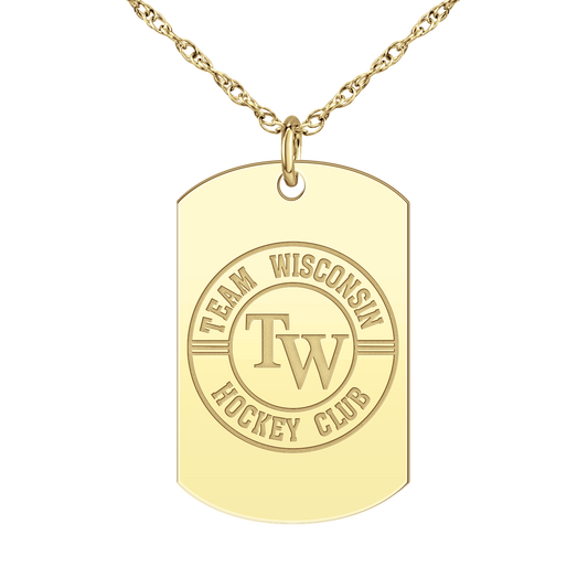 Team Wisconsin Logo Tag Large