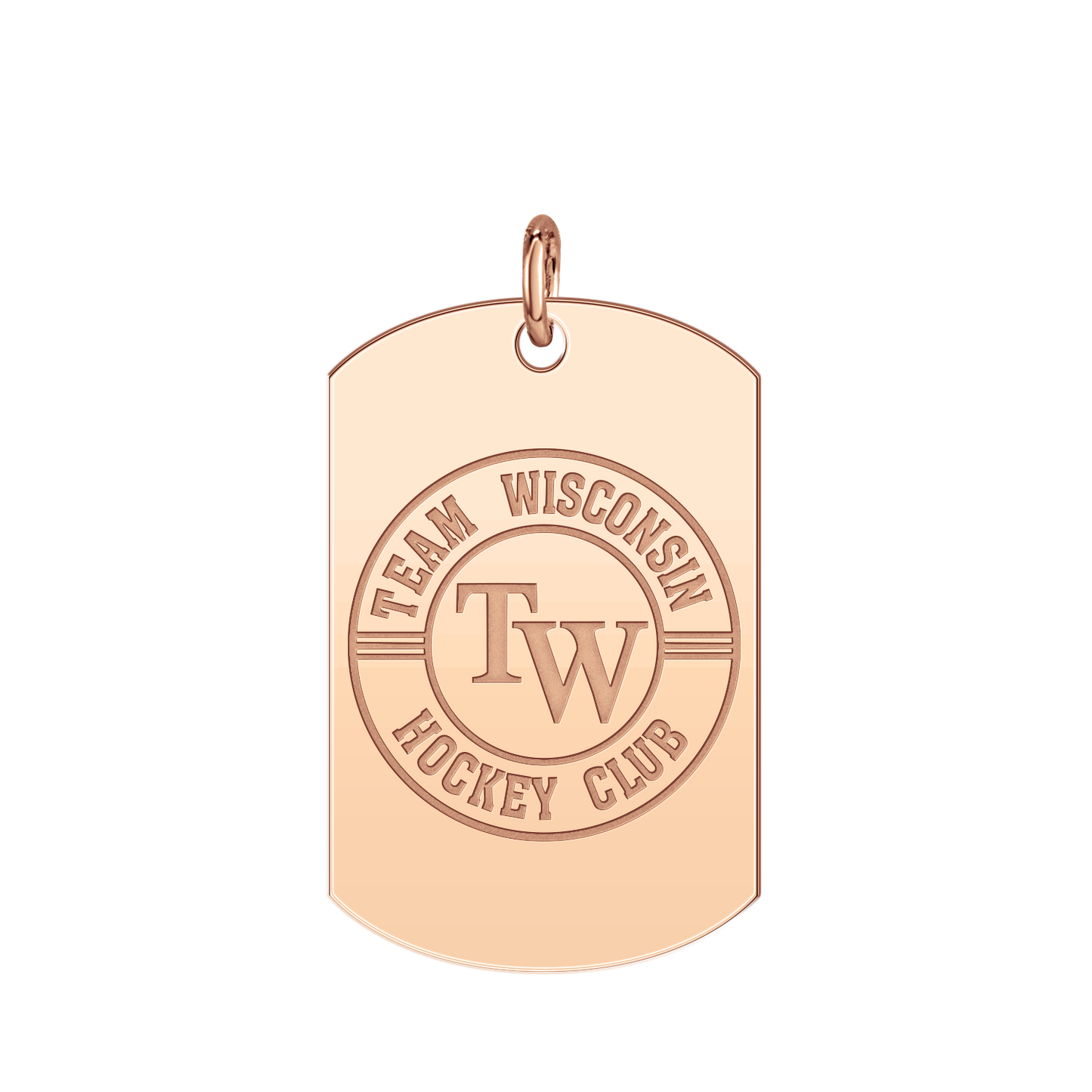 Team Wisconsin Logo Tag Large