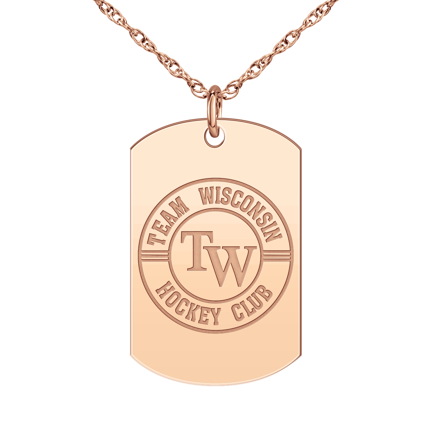 Team Wisconsin Logo Tag Large