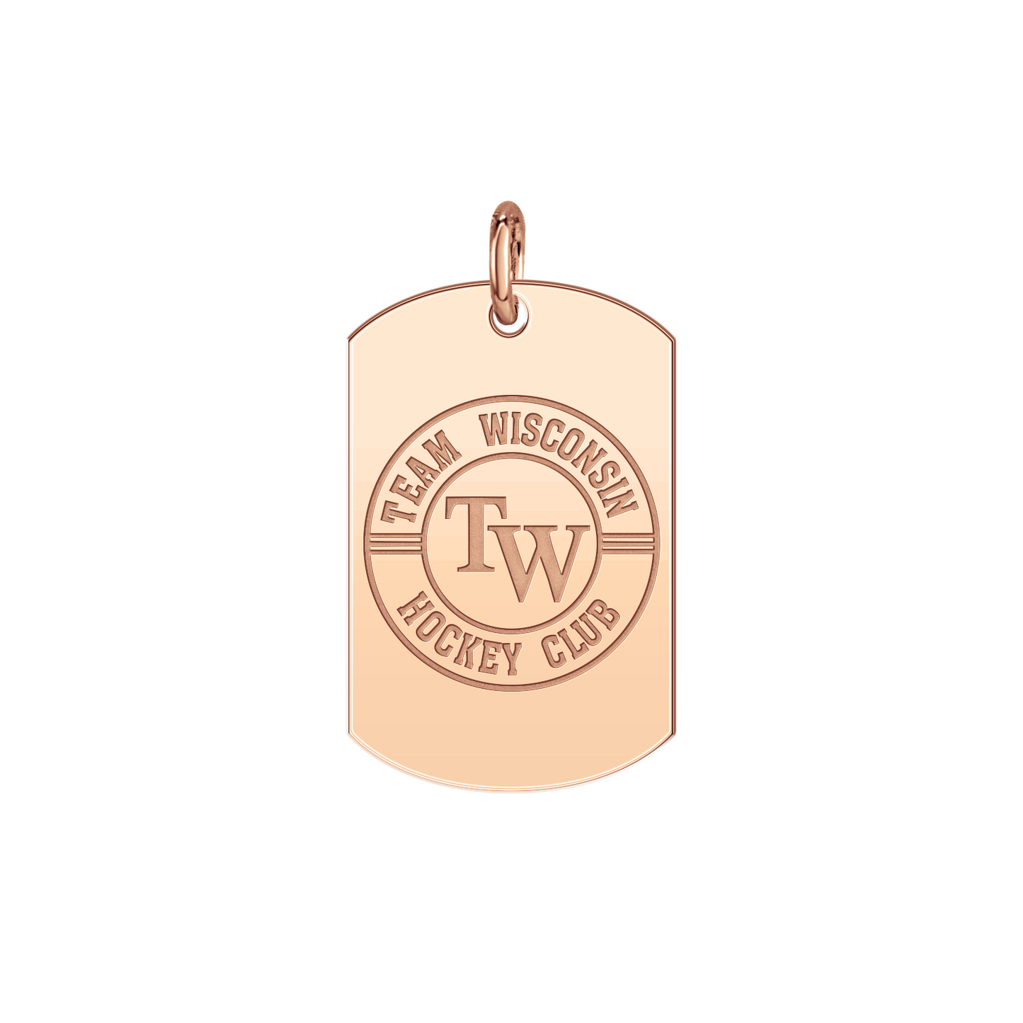 Team Wisconsin Logo Tag Small