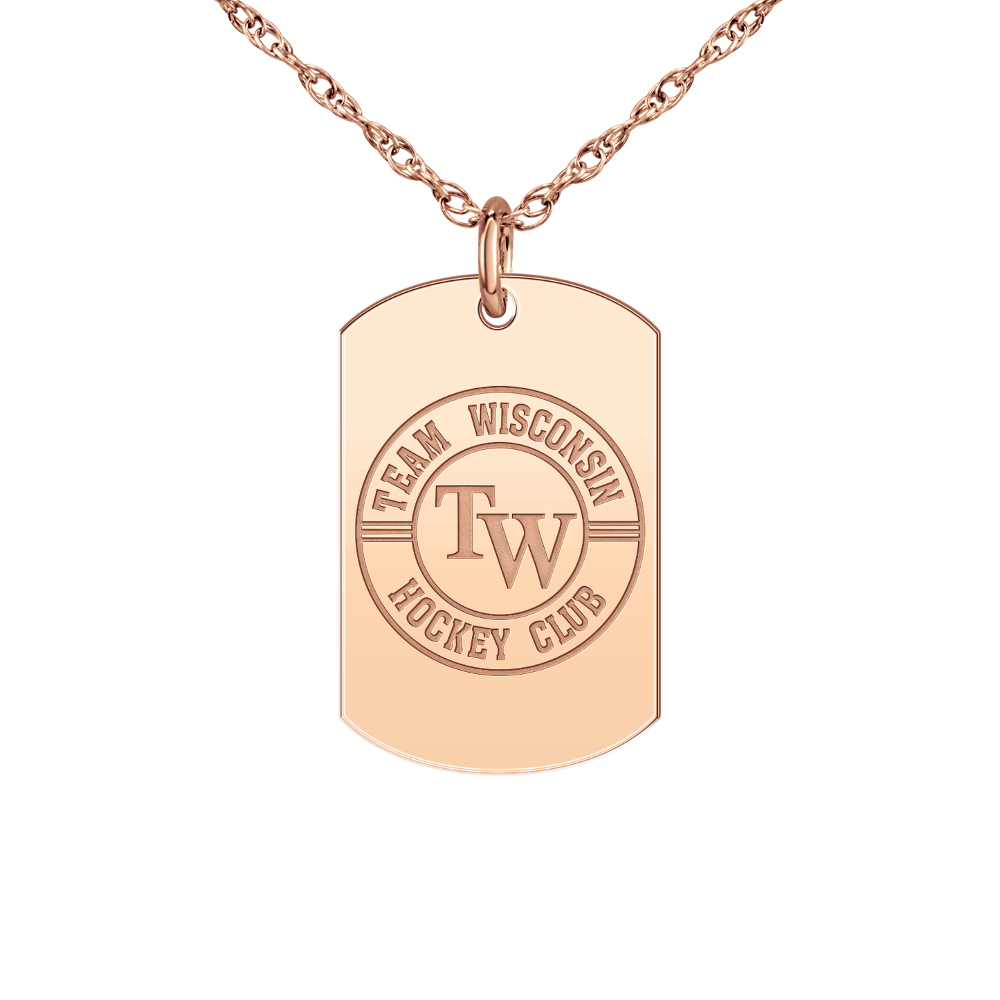 Team Wisconsin Logo Tag Small