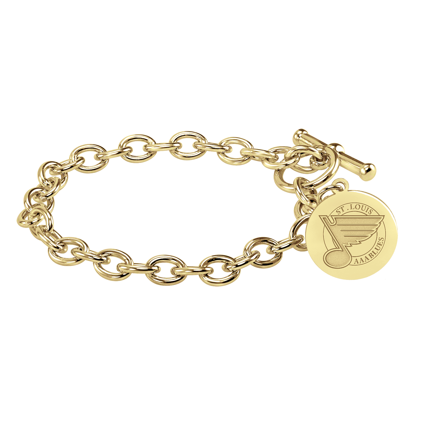 St. Louis AAA Blues Logo Toggle Bracelet