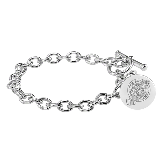 Green Bay Gamblers Logo Toggle Bracelet