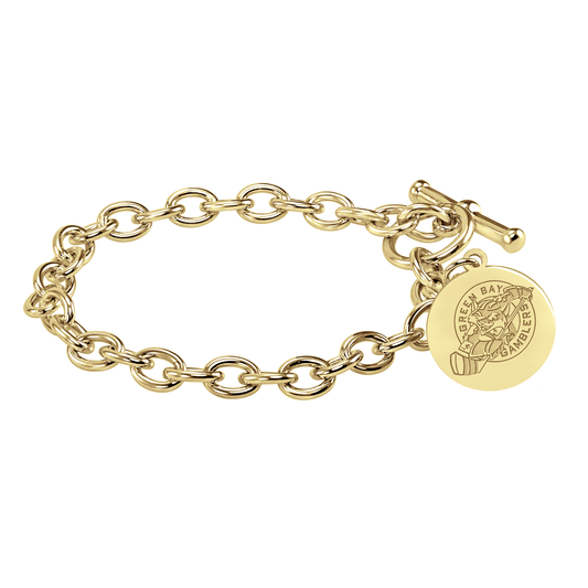 Green Bay Gamblers Logo Toggle Bracelet