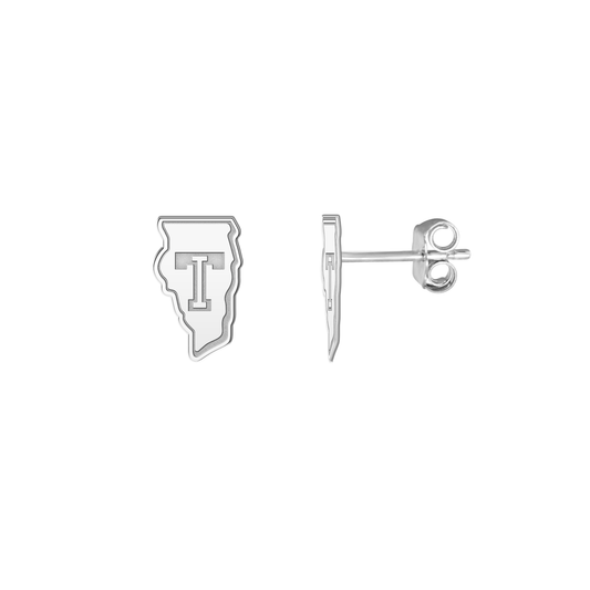 Team Illinois Signature Logo Earrings