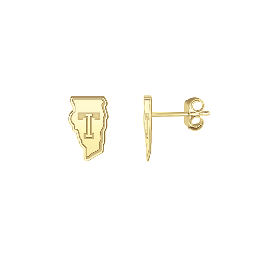 Team Illinois Signature Logo Earrings