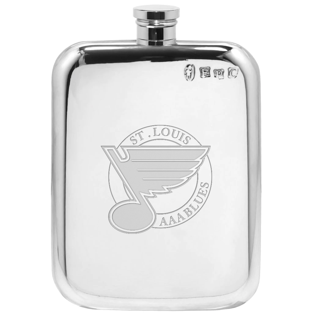 St. Louis AAA Blues Logo Flask
