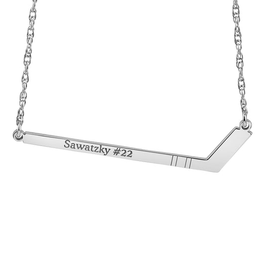 Chicago Stallions Hockey Stick Necklace