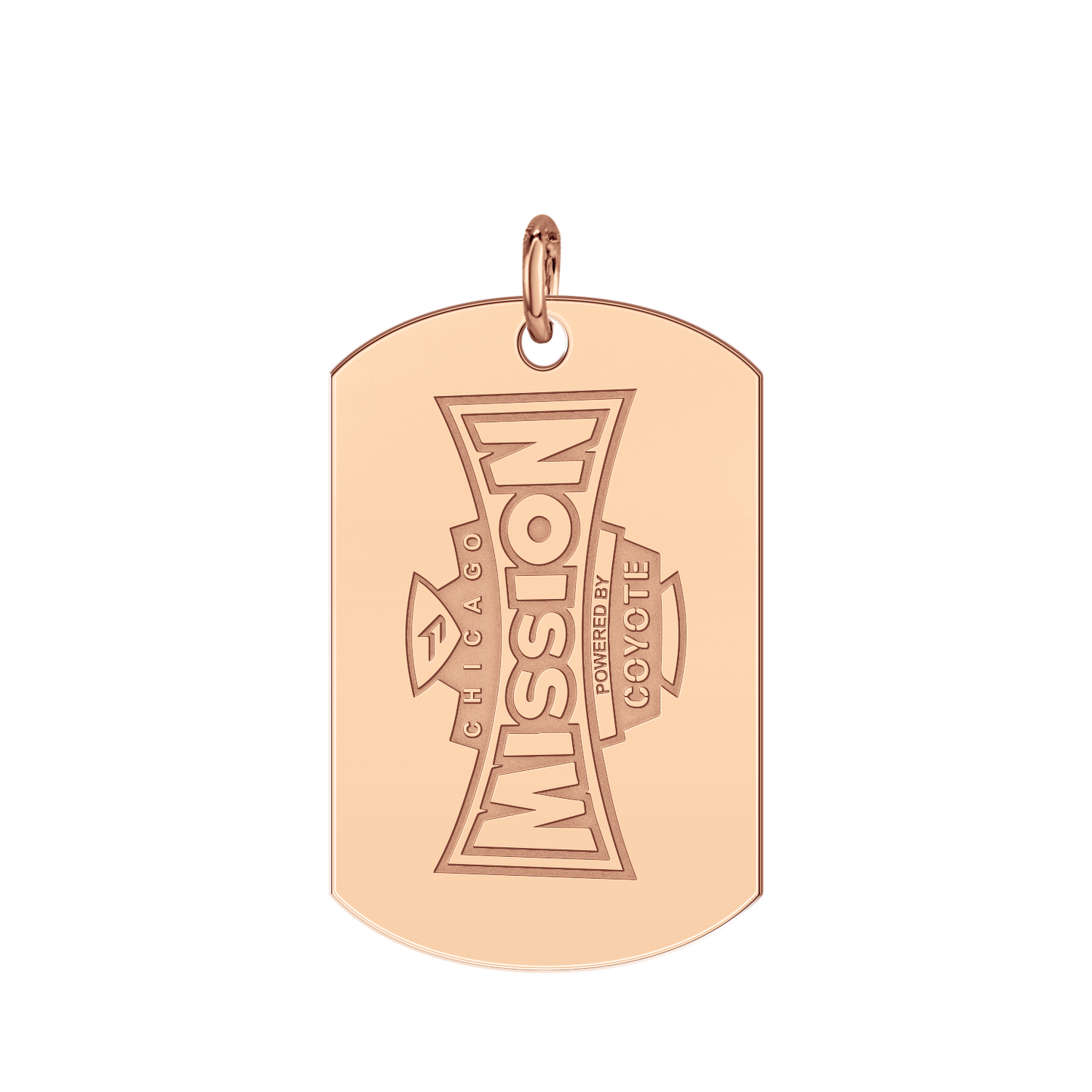 Chicago Mission Vertical Signature Tag Large