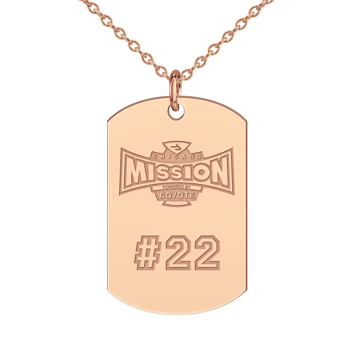 Chicago Mission Player’s Number Tag Large