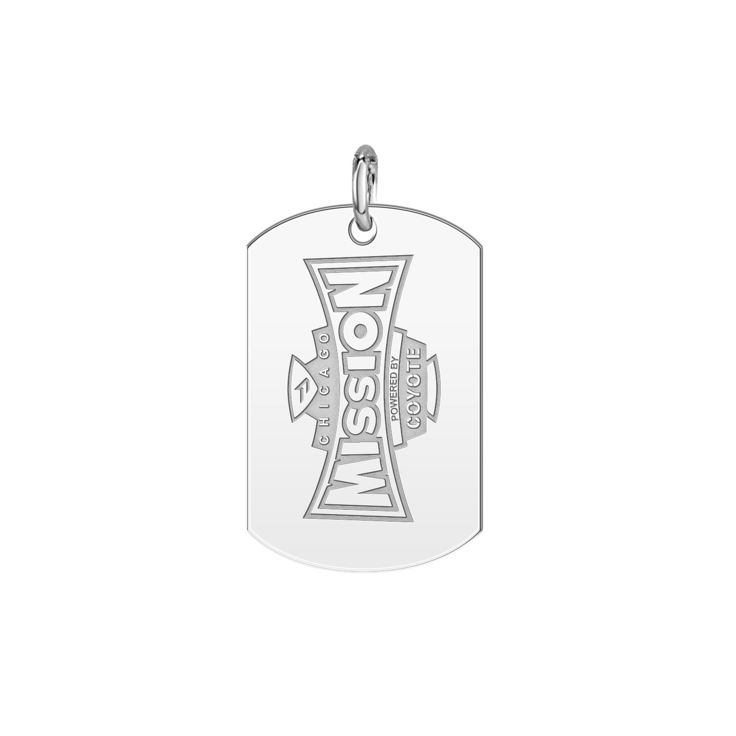 Chicago Mission Vertical Signature Tag Small