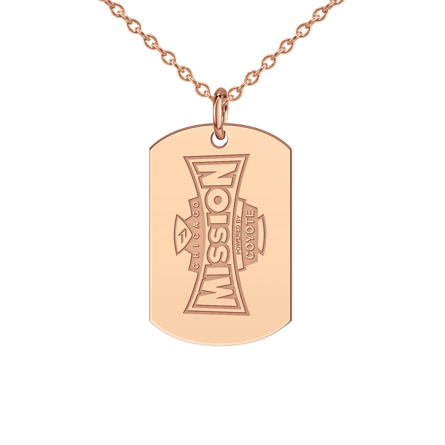 Chicago Mission Vertical Signature Tag Small