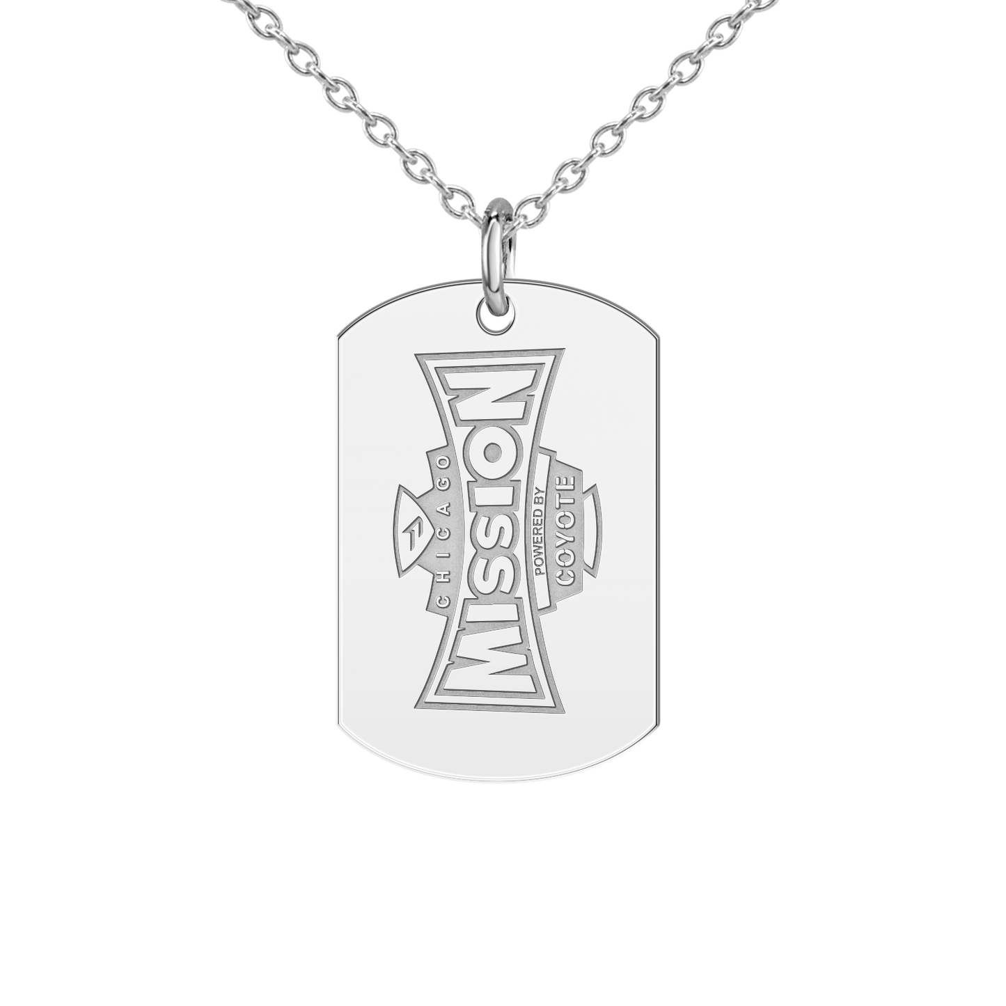 Chicago Mission Vertical Signature Tag Small