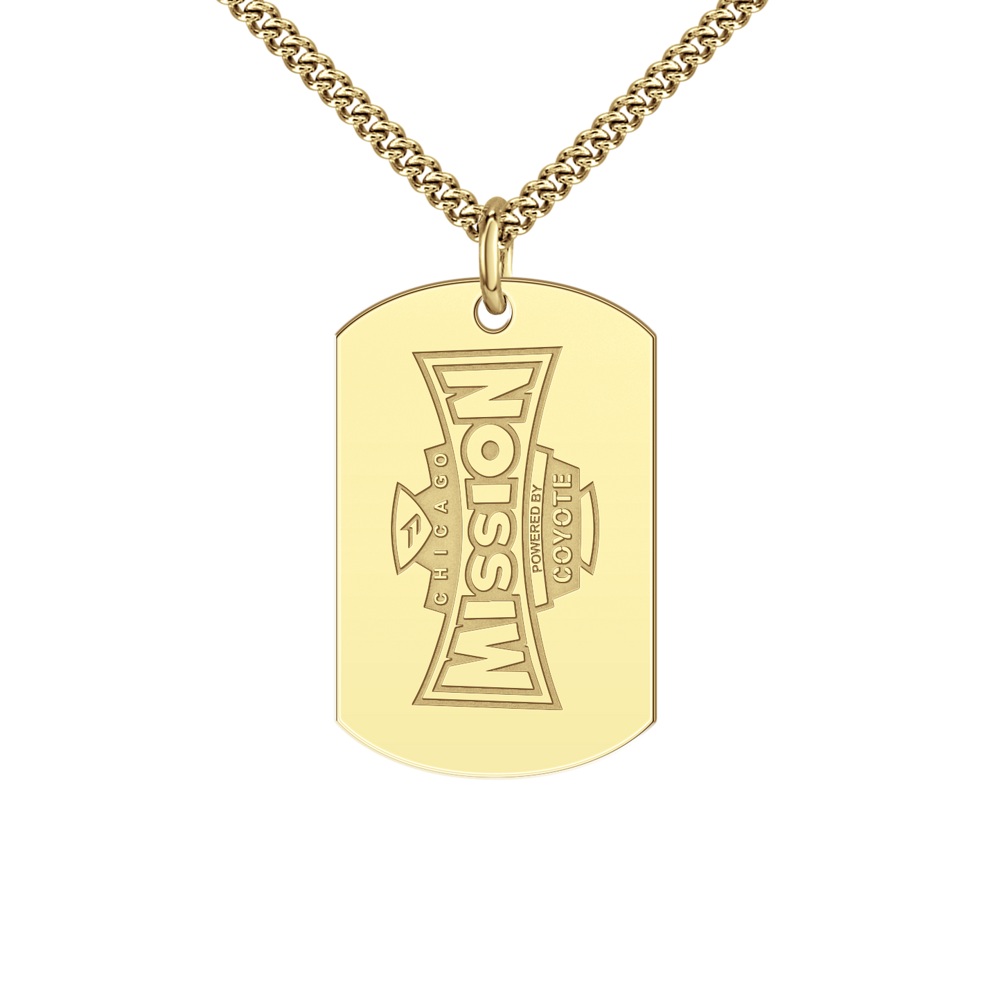 Chicago Mission Vertical Signature Tag Small