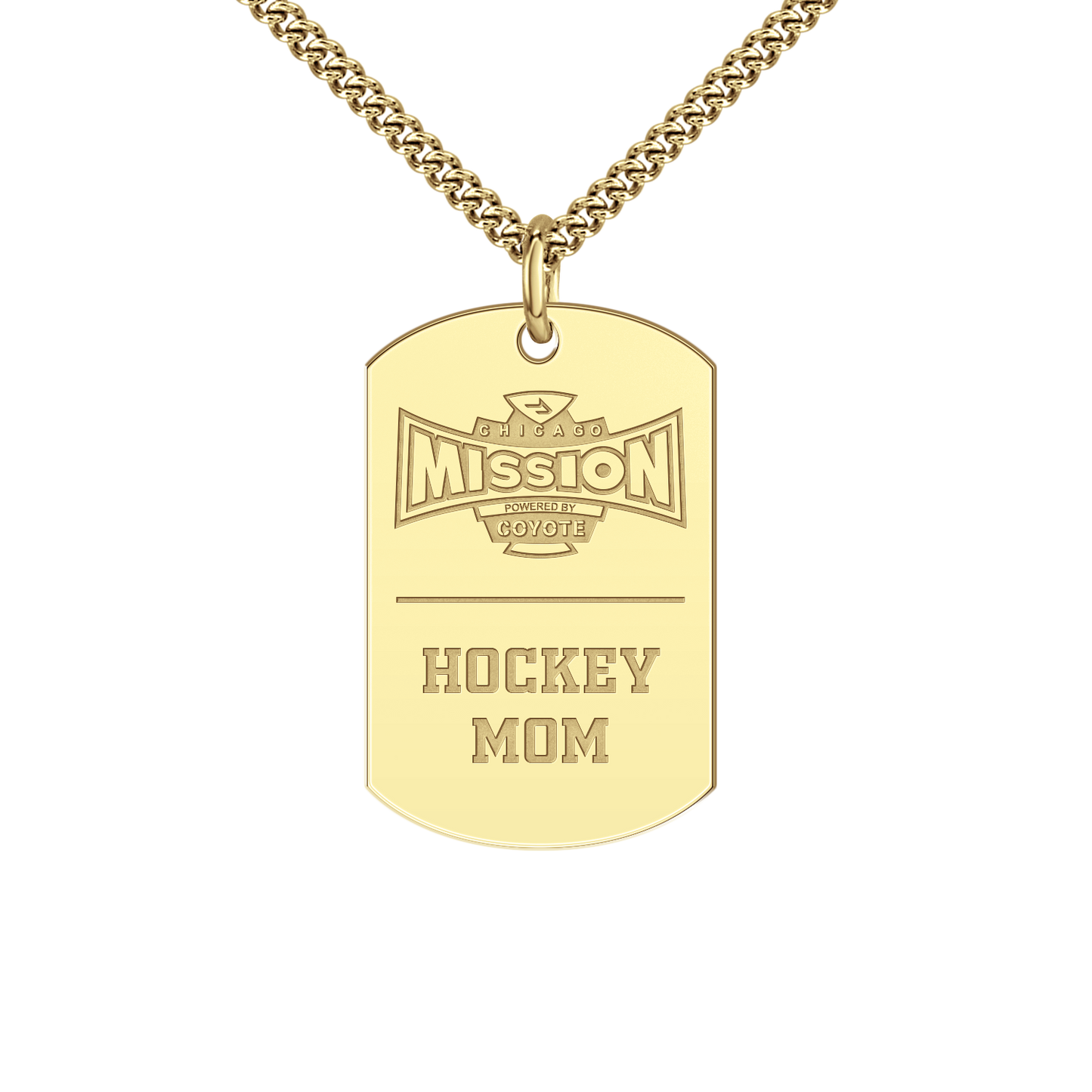 Chicago Mission Hockey Mom Tag