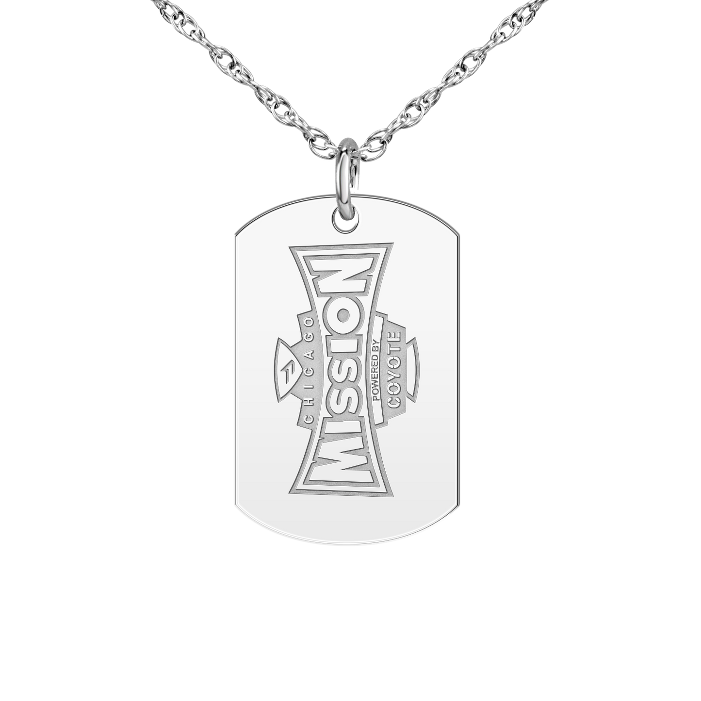 Chicago Mission Vertical Signature Tag Small