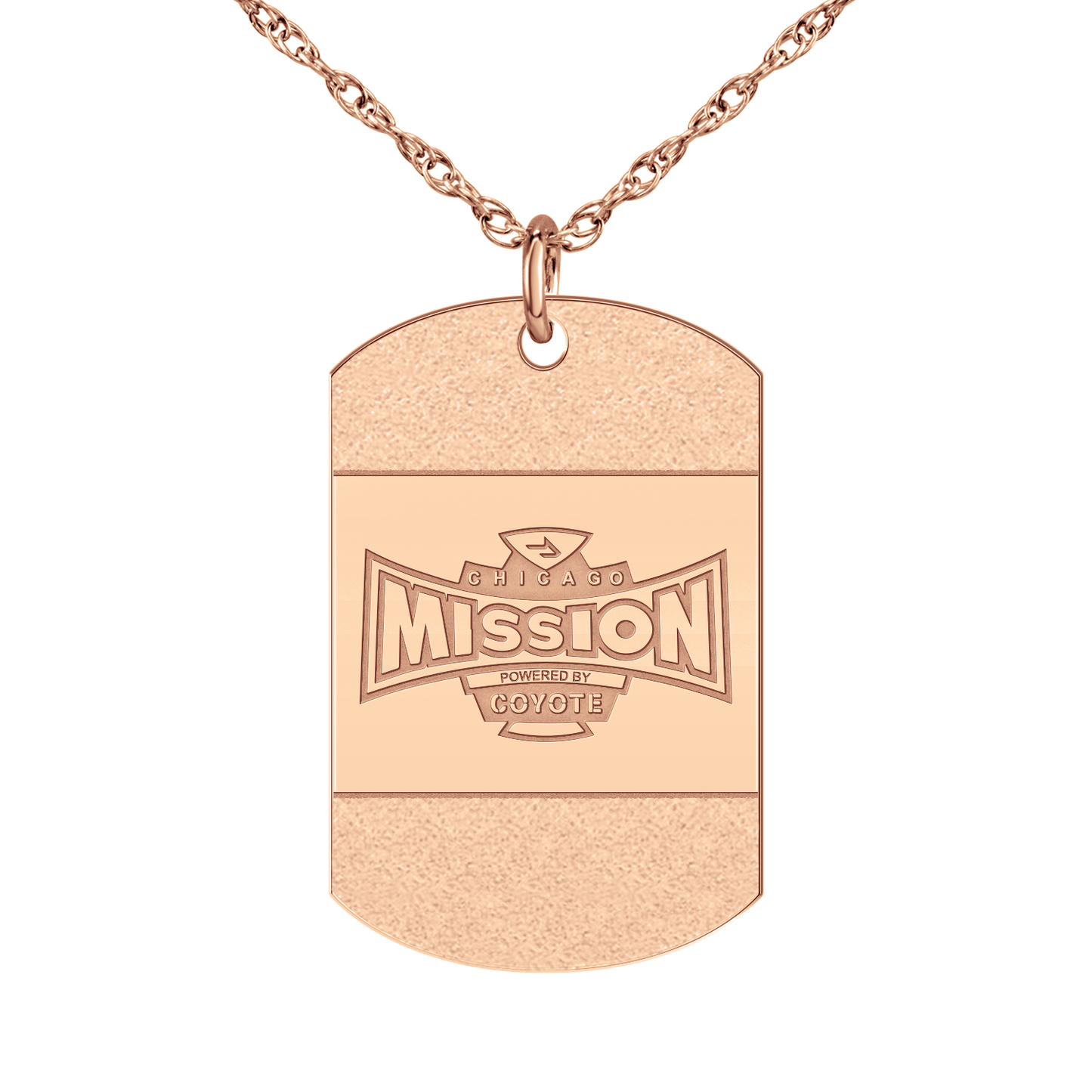 Chicago Mission ICED Signature Tag Large