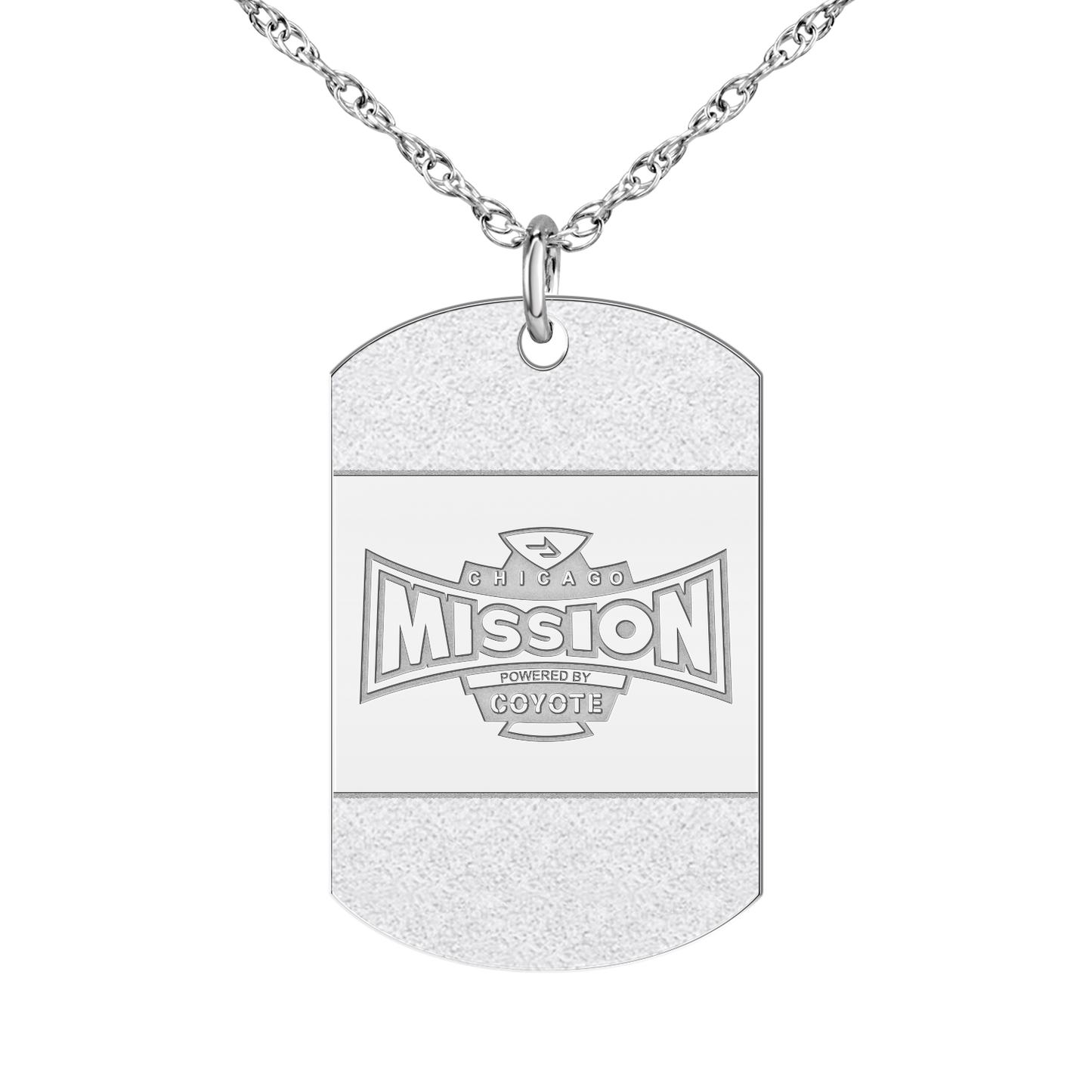 Chicago Mission ICED Signature Tag Large