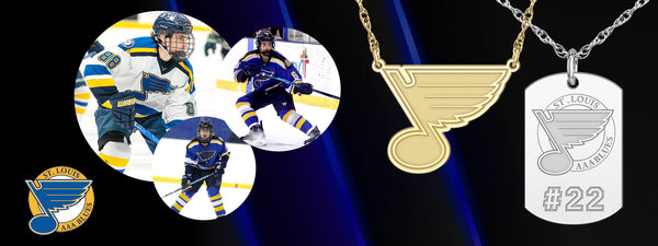 St. Louis AAA Blues Tag Tension Key Chain