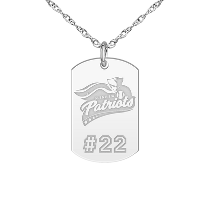 Glenview Patriots Player’s Number Tag Small