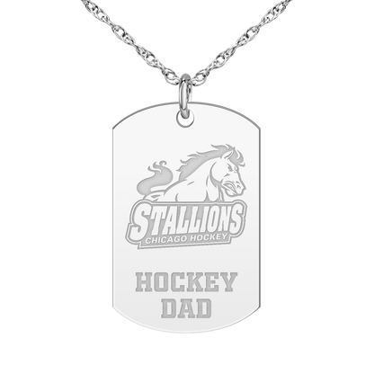 Chicago Stallions Hockey Dad Tag
