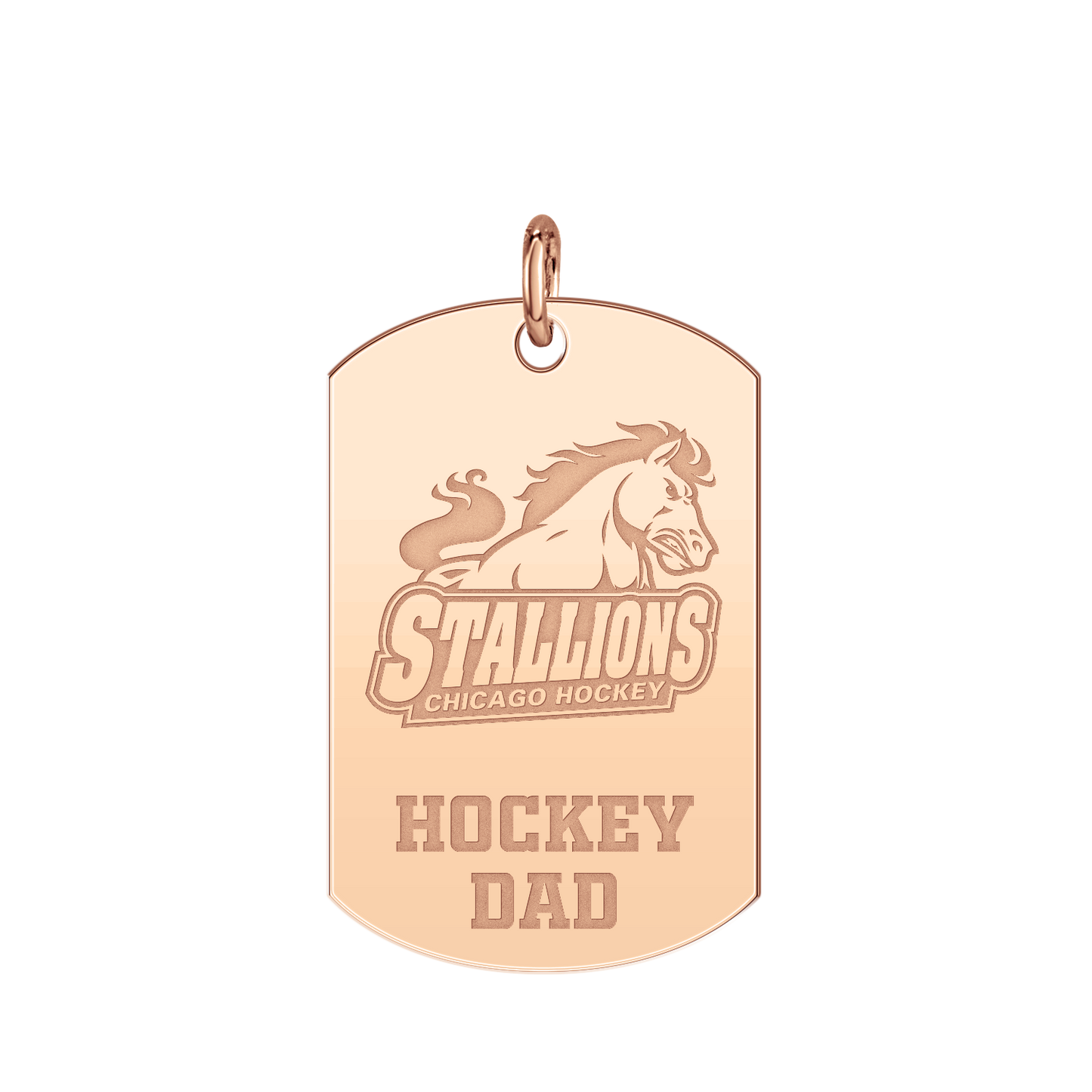 Chicago Stallions Hockey Dad Tag