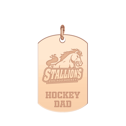 Chicago Stallions Hockey Dad Tag
