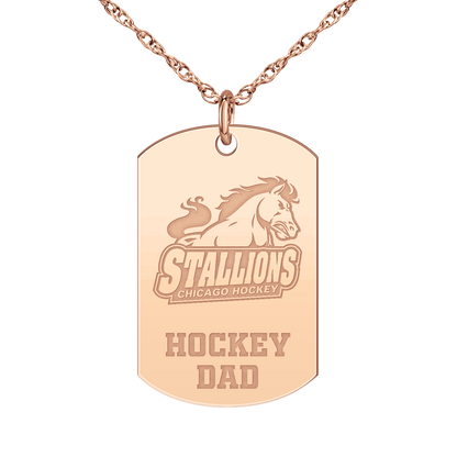 Chicago Stallions Hockey Dad Tag