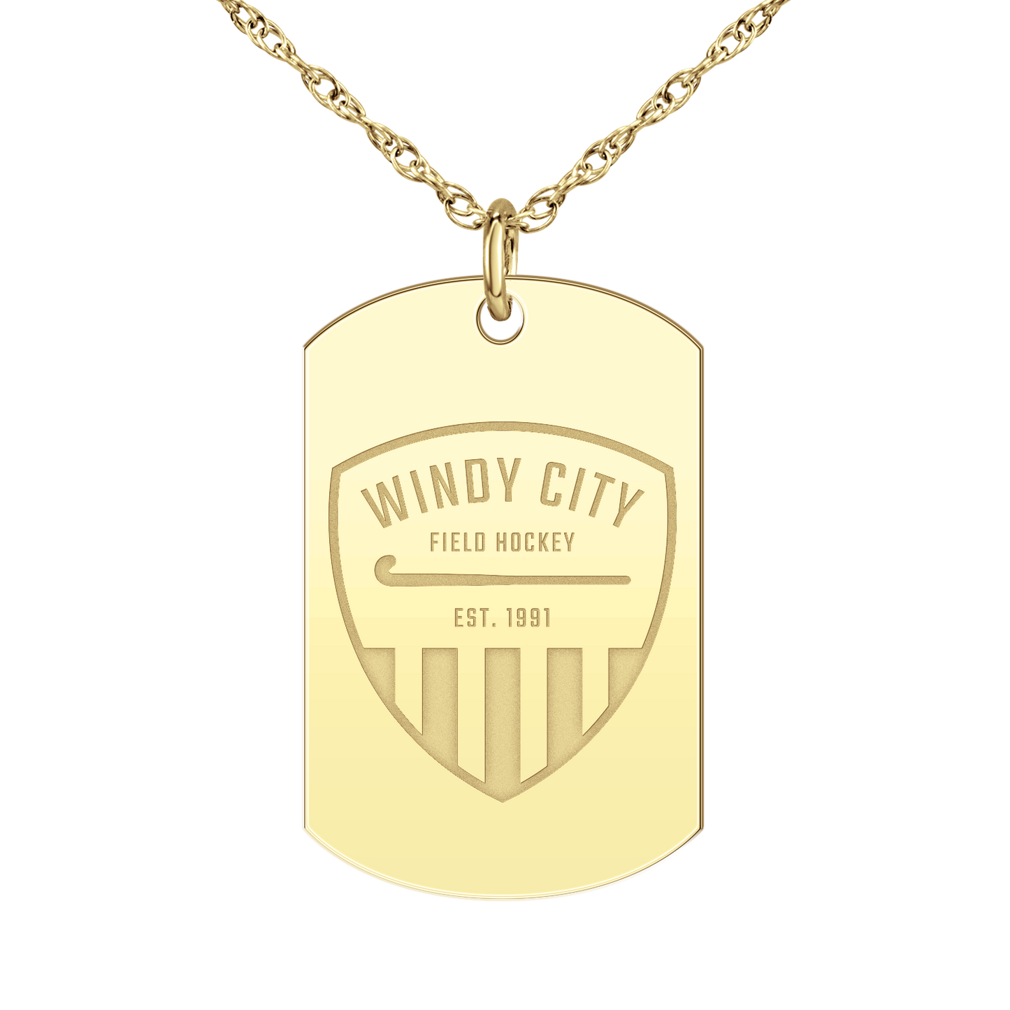 Windy City Field Hockey Logo Tag Large