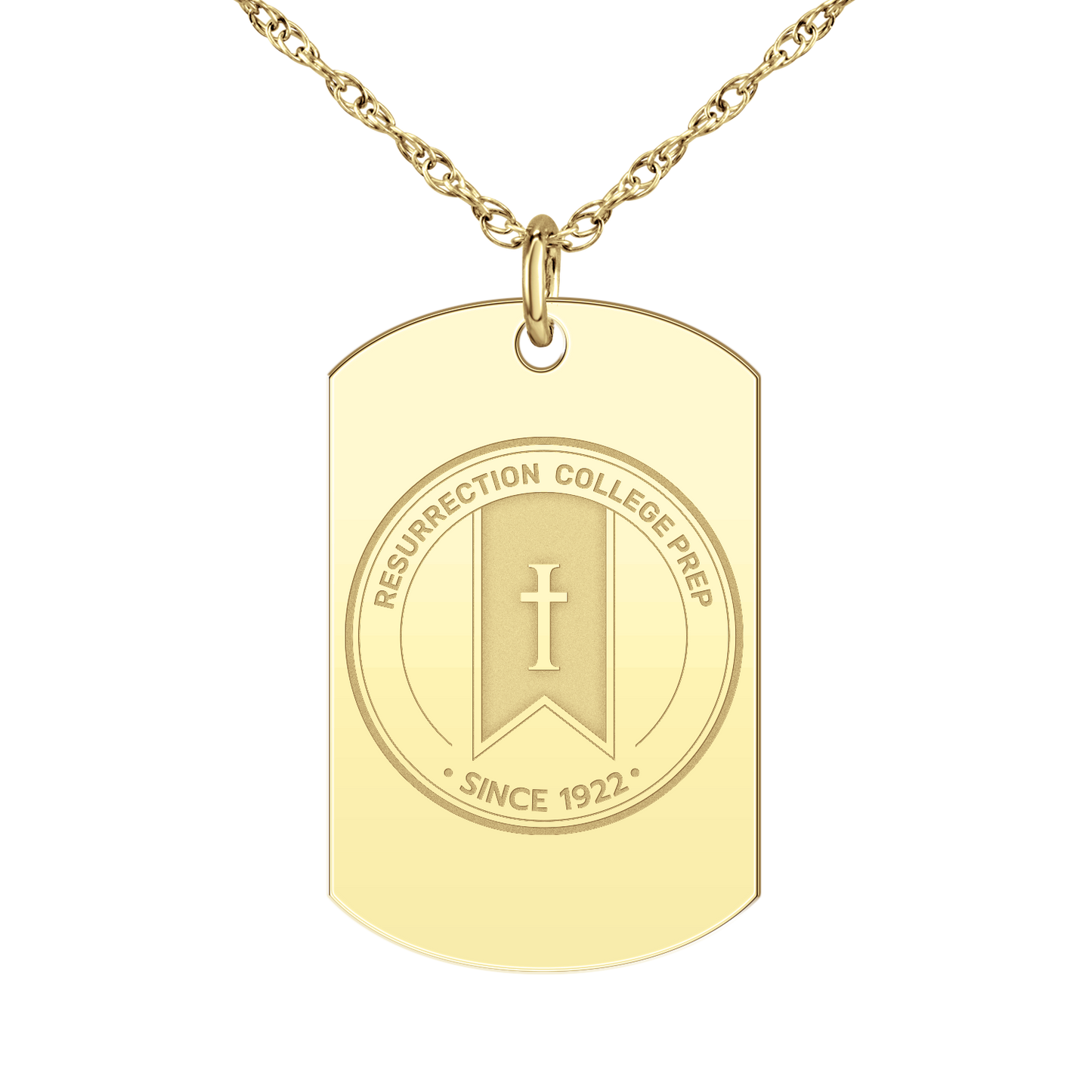 Resurrection College Prep Tag Large