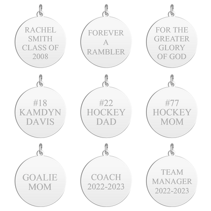 Loyola Academy Seal Disc Tension Key Chain