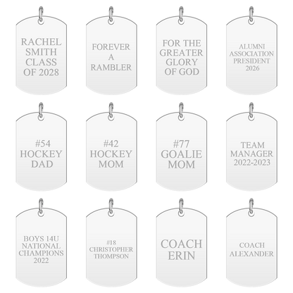 Loyola Academy Seal Tag Large