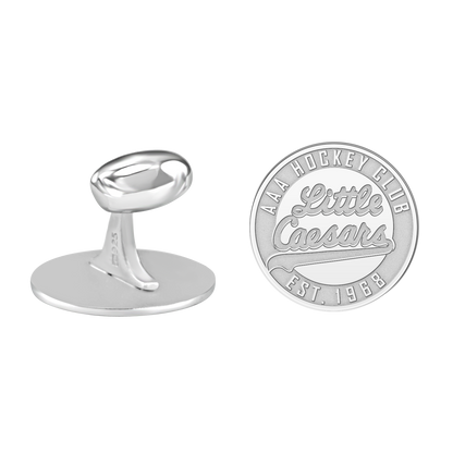 Little Caesars Disc Cufflinks