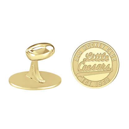 Little Caesars Disc Cufflinks