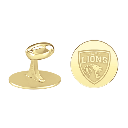 LA Lions Disc Cufflinks