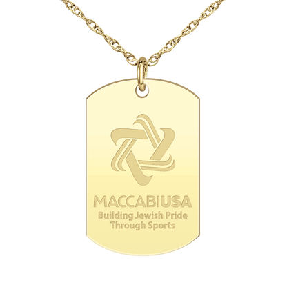 Maccabiah Signature Logo Tag