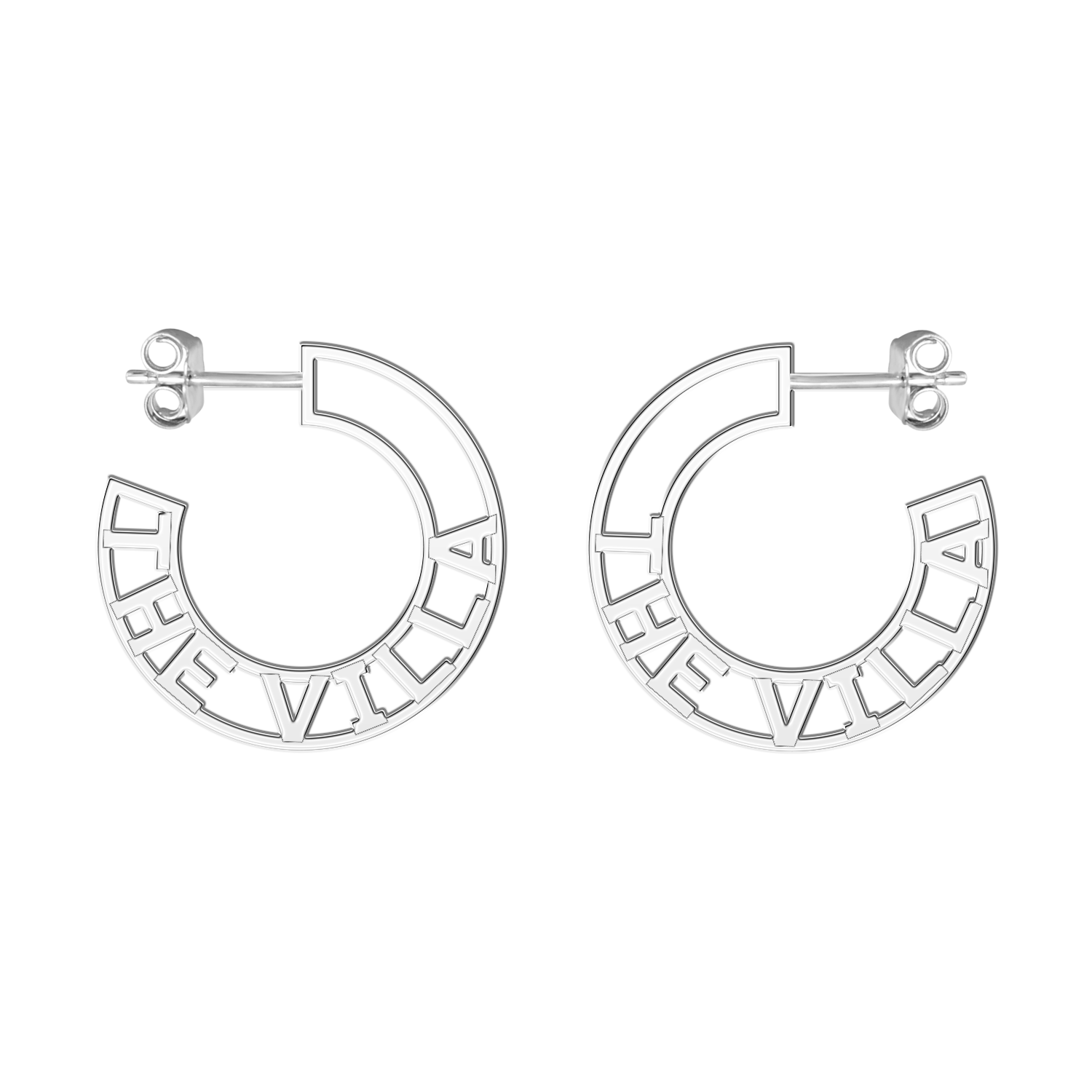 The Villa Crest Hoop Earrings