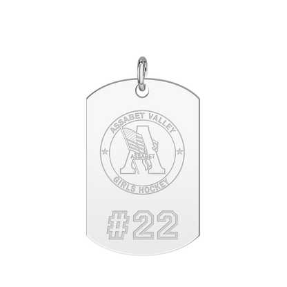 Assabet Valley Player’s Number Tag Large