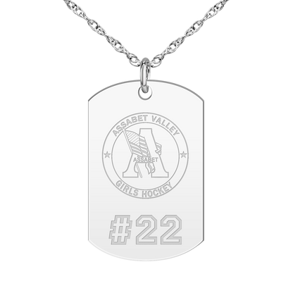 Assabet Valley Player’s Number Tag Large