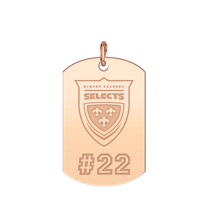 BK Selects Player’s Number Tag Large