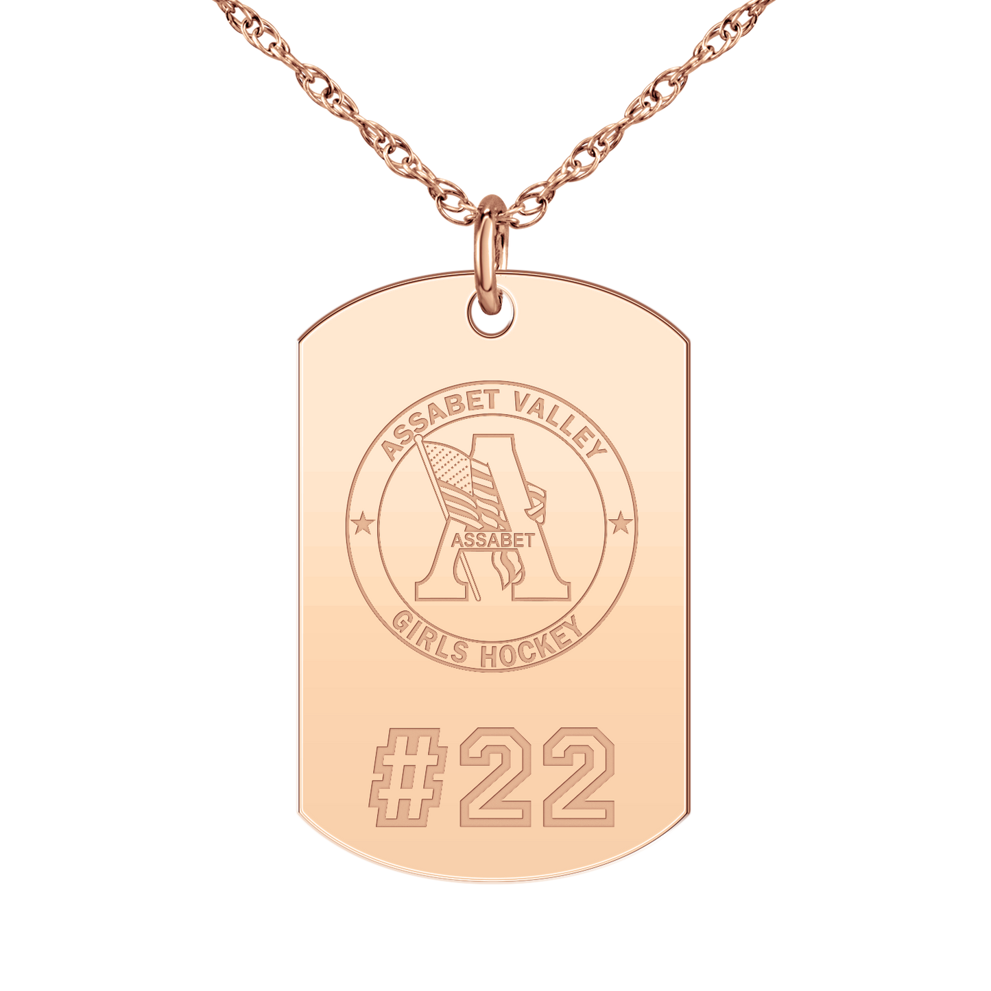 Assabet Valley Player’s Number Tag Large