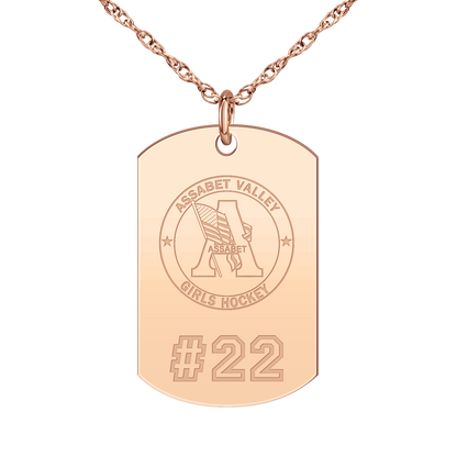Assabet Valley Player’s Number Tag Large