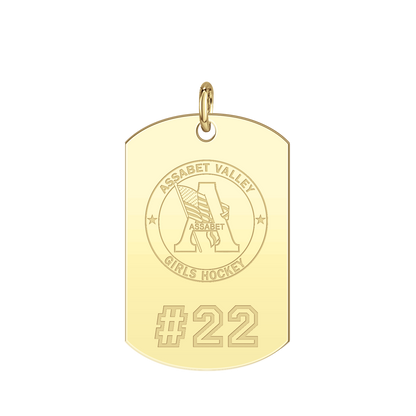 Assabet Valley Player’s Number Tag Large